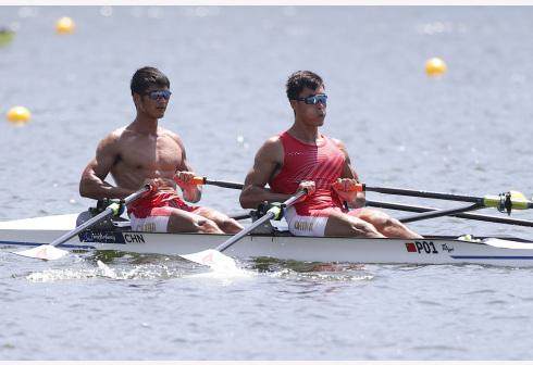 OD体育入口OD体育官网-赛艇男子双人双桨 湖南选手张亮与队友晋级半决赛